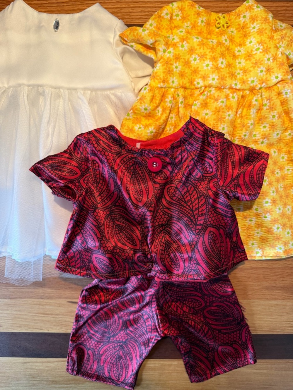 American Girl Doll, gown, dress and two of capris set.  Bundle #4 NEW